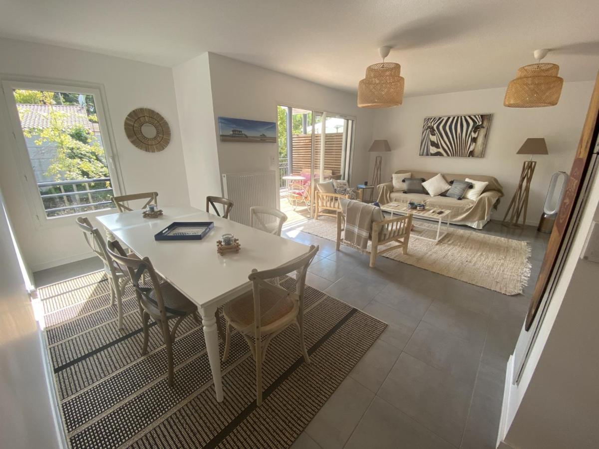 Charmant Appartement Pour 6 En Centre-Ville D'Arcachon Avec Terrasse, Parking Et Wifi - Fr-1-474-174 エクステリア 写真